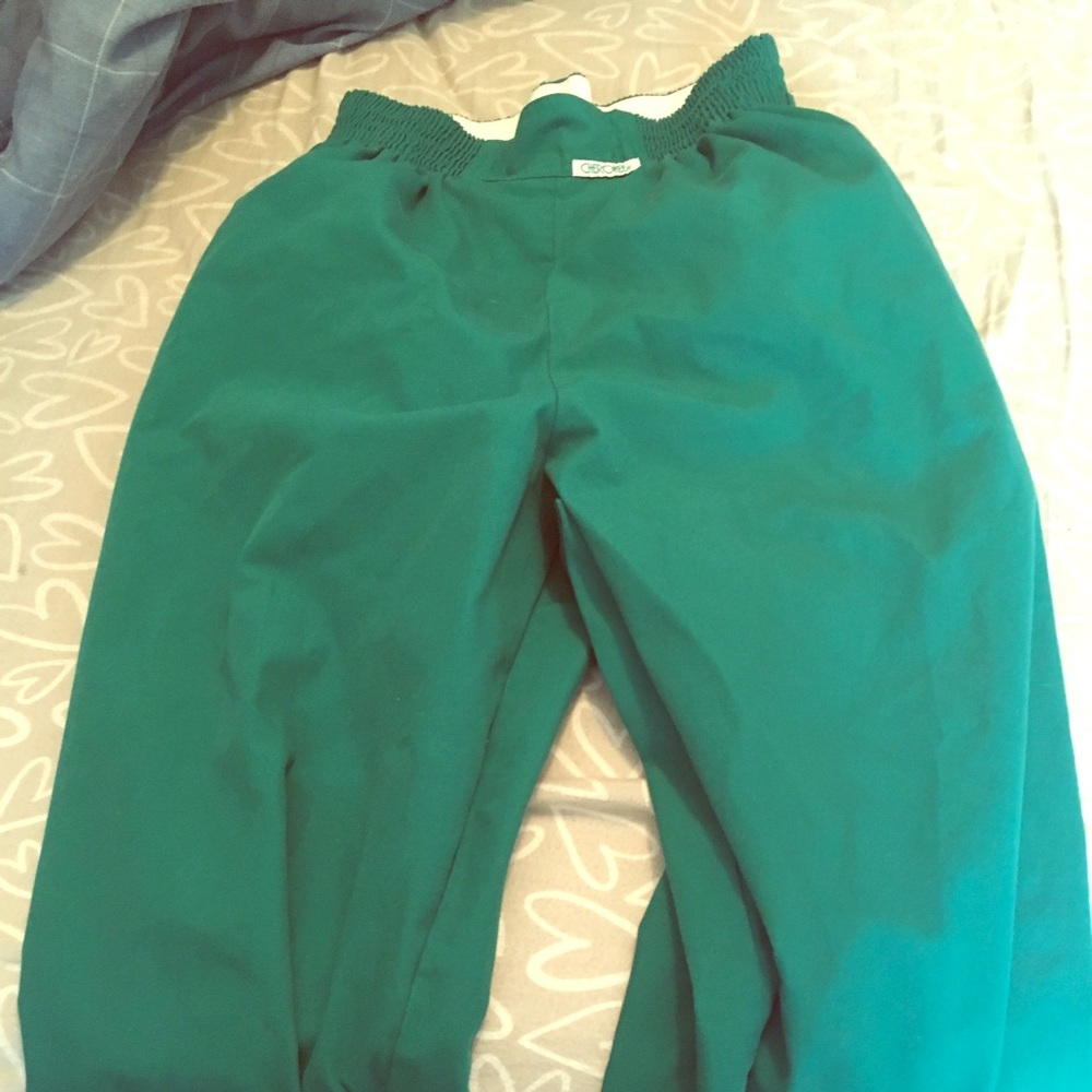 Dark green scrubs!!